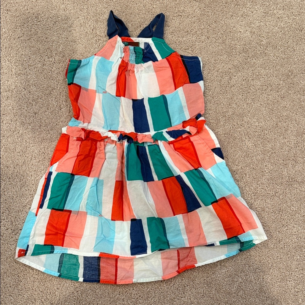 Tea Collection Multicolor Patchwork Dress